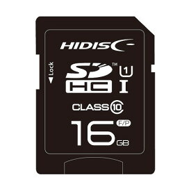 ハイディスク　SDHCカード　16GB　class10　UHS-I対応　HDSDH16GCL10UIJP3　1枚