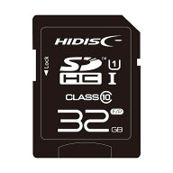 ハイディスク　SDHCカード　32GB　class10　UHS-I対応　HDSDH32GCL10UIJP3　1枚