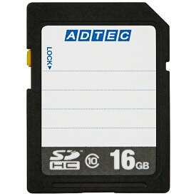 アドテック　SDHCメモリカード　16GB　Class10　インデックスタイプ　AD－SDTH16G／10R　1枚