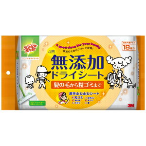 3M スコッチ・ブライト フロア用ドライシート FW−DSM18 1パック(18枚)