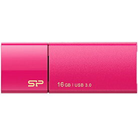 シリコンパワー　USB3.0　スライド式フラッシュメモリ　16GB　ピンク　SP016GBUF3B05V1H　1個