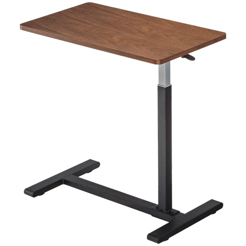 立ったり座ったり 自在に作業ができるレバー式昇降テーブル ＹＡＭＡＺＥＮ レバー式昇降テーブル ウォルナット 即納！最大半額！ ＷＬ ブラック 新品 １台 ＢＫ ＫＵＴ－７０４０