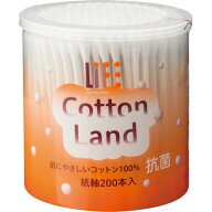 平和メディク　ライフ　コットンランド綿棒　1個（200本）
