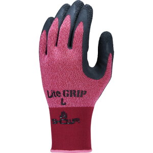 ショーワグローブ No.341 ライトグリップ L レッド NO.341−LR−1P 1双