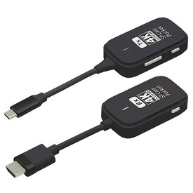 プリンストン　4Kワイヤレスプレゼンテーション　SP　CastPocket（USB−C　to　HDMI）　（親機＋子機）ブラック　SPCASTPOCKET−C1−4KR1　1セット 【送料無料】