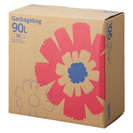 TANOSEE　ゴミ袋　コンパクト　透明　90L　BOXタイプ　1箱（110枚） 【送料無料】