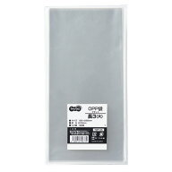 TANOSEE　OPP袋　フラット　長3（大）　125×250mm　1パック（100枚）