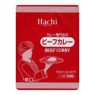 ハチ食品　カレー専門店のビーフカレー　辛口　200g　1食