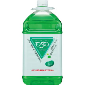 マウスウォッシュ　モンダミン　ペパーミント　3000ml　1本　大容量　詰め替え　洗口液　口臭対策　予防　アース製薬