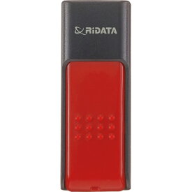 RiDATA　ラベル付USBメモリー　8GB　ブラック／レッド　RDA−ID50U008GBK／RD　1個