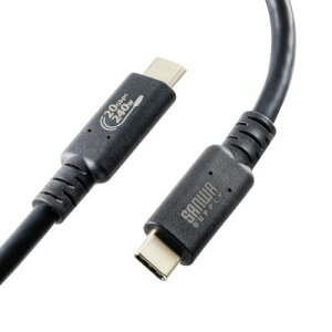 �y����񂹕i�z �T�����T�v���C�@USB20Gbps�iUSB4�@Gen2×2�jType�|C�P�[�u���@2m�@�u���b�N�@KU�|20GCCPE20�@1�{ �y���������z