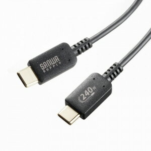 �y����񂹕i�z �T�����T�v���C�@USB2�D0�@Type�|C�@PD240W�Ή��@�P�[�u���@�u���b�N�@2m�iRoHS�w��10�����j�@KU�|CCPE20�@1�{ �y���������z