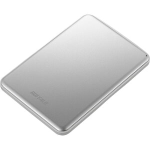 �y����񂹕i�z �o�b�t�@���[�@MiniStation�@USB3�D1�iGen1�j�Ή��@�A���~�f�ށ����^�|�[�^�u��HDD�@2TB�@�V���o�[�@HD�|PUS2�D0U3�|SVD�@1�� �y���������z