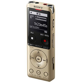 ソニー　ステレオICレコーダー　FMチューナー付　4GB　ゴールド　ICD−UX570F／N　1台 【送料無料】