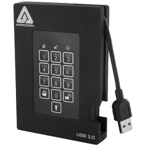 �y����񂹕i�z Apricorn�@Aegis�@Fortress�@�Ïؔԍ��Ή��|�[�^�u��HDD�@1TB�@A25�|3PL256�|1000F�iR2�j�@1�� �y���������z