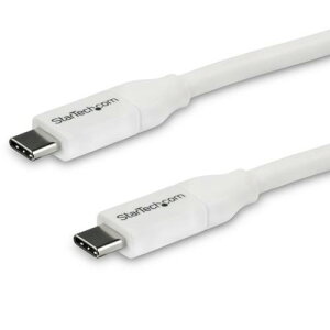 �y����񂹕i�z StarTech�Dcom�@USB2�D0�@Type�|C�P�[�u���@���d�[�d�Ή��@Type�@C�i�I�X�j�|Type�@C�i�I�X�j�@4m�@�z���C�g�@USB2C5C4MW�@1�{ �y���������z