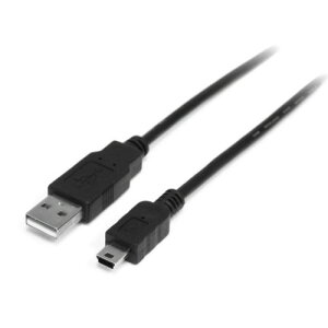�y����񂹕i�z StarTech�Dcom�@�~�jUSB2�D0�P�[�u���@1m�@A�i�I�X�j�|Mini�@B�i�I�X�j�@�u���b�N�@USB2HABM1M�@1�{