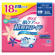 日本製紙クレシア　ポイズ　肌ケアパッド　超吸収ワイド　一気に出る多量モレに安心用　300cc　お徳パッ…