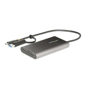 �y����񂹕i�z StarTech�Dcom�@�f�B�X�v���C�A�_�v�^�[�@USB�@Type�|C��Type�|A�@�O���[�@109B�|USBC�|HDMI�@1�� �y���������z