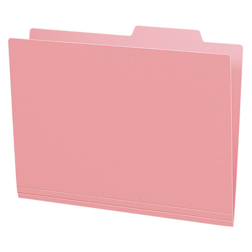 コクヨ　個別フォルダー（カラー・ＰＰ製）　Ａ４　ピンク　Ａ４−ＩＦＨ−Ｐ　１パック（５冊）