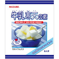 伊那食品工業　かんてんぱぱ　牛乳寒天の素　100g（6人分）　1パック
