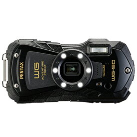 リコー　PENTAX　デジタルカメラ　WG−90　ブラック　152190　1台 【送料無料】