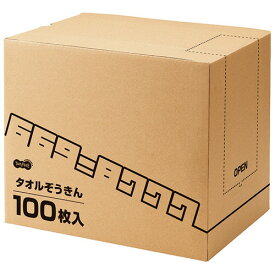 TANOSEE　タオルぞうきん　1箱（100枚） 【送料無料】