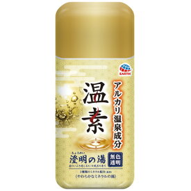 アース製薬　温素（ボトル入り）　澄明の湯　600g　1本