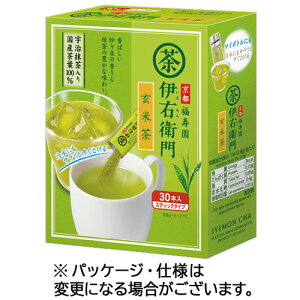 宇治の露製茶 伊右衛門 インスタント抹茶入玄米茶スティック 1セット(120本:30本×4箱)