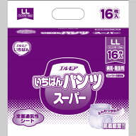 エルモア　いちばん　パンツ　スーパー　LL　1セット（96枚：16枚×6パック）　カミ商事