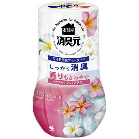 小林製薬　お部屋の消臭元　心やすらぐスパフラワー　400ml　1セット（3個）