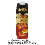 キーコーヒー　サー・トーマス・リプトン　アイスティー　甘さひかえめ　1L　テトラプリズマ　1セット（1…