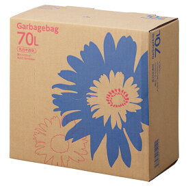 TANOSEE　ゴミ袋　コンパクト　乳白半透明　70L　BOXタイプ　1セット（440枚：110枚×4箱） 【送料無料】