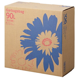 TANOSEE　ゴミ袋　コンパクト　乳白半透明　90L　BOXタイプ　1セット（330枚：110枚×3箱） 【送料無料】