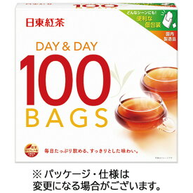 三井農林　日東紅茶　デイ＆デイ　ティーバッグ　1セット（600バッグ：100バッグ×6箱） 【送料無料】