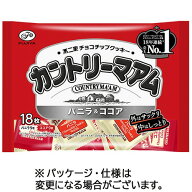 不二家　カントリーマアム　バニラ＆ココア　18枚（バニラ9枚、ココア9枚）／パック　1セット（5パック）