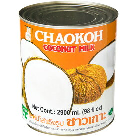 【お取寄せ品】 アライドコーポレーション　チャオコー　ココナッツミルク　1号缶　2900ml　1ケース（6缶） 【送料無料】