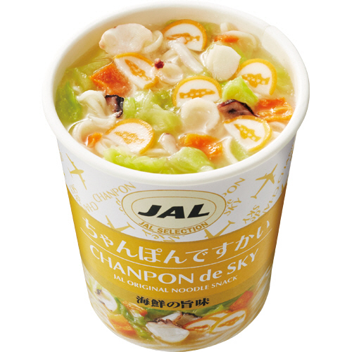 JAL機内サービスで人気のミニカップ麺 オンラインショッピング ＪＡＬＵＸ ＪＡＬセレクション ちゃんぽんですかい ３９ｇ サービス １５食 １ケース