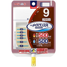 【お取寄せ品】 明治　メイバランスR　9ブラウン　500K　578ml　1セット（12パック） 【送料無料】