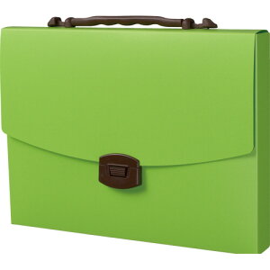 ライオン事務器 キャリングバッグ イロキャリ フレッシュキウイ CA−143FK 1個