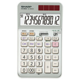 シャープ　実務電卓　12桁　ナイスサイズ　EL−N942C−X　1台 【送料無料】