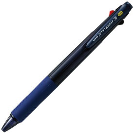 三菱鉛筆　ジェットストリーム　3色ボールペン　0．38mm　（軸色：透明ネイビー）　SXE340038T．9　1本