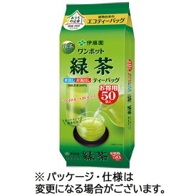 伊藤園　ワンポットエコティーバッグ　緑茶　1袋（50バッグ）