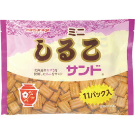 松永製菓　ミニしるこサンド　（18g×11パック）　1袋