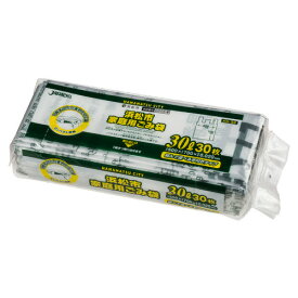 【お取寄せ品】 ジャパックス　浜松市　指定ごみ袋　家庭用　手付き1／32折り　半透明　30L　HA－32　1パック（30枚）