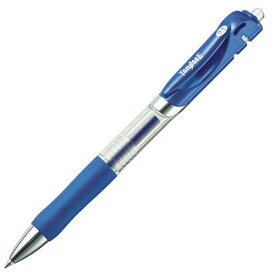 TANOSEE　ノック式ゲルインクボールペン　0．5mm　青　1セット（10本）