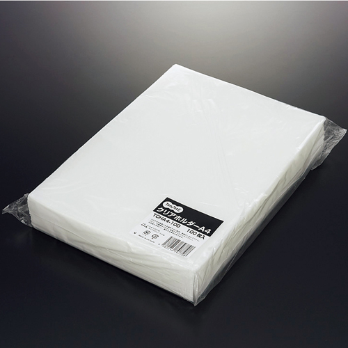 ラベル貼りの簡易パッケージ ＴＡＮＯＳＥＥ クリアホルダー Ａ４ ６００枚：１００枚×６パック 送料無料 クリア AL完売しました 定番 １セット