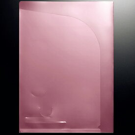 TANOSEE　クリアホルダーダブルポケット　A4　ピンク　1セット（30枚：10枚×3パック）