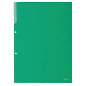 【お取寄せ品】 コクヨ クリヤーホルダー(2穴あき・カラー) A4 緑 フ−750G 1セット(50枚) 【送料無料】