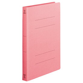 TANOSEE　フラットファイル（厚とじW）　A4タテ　250枚収容　背幅28mm　ピンク　1セット（100冊：10冊×10パック） 【送料無料】
